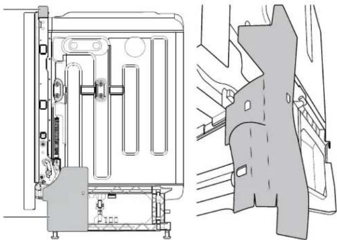 WHIRLPOOL WDT750SAKB - Redresser le lave-vaisse - 5