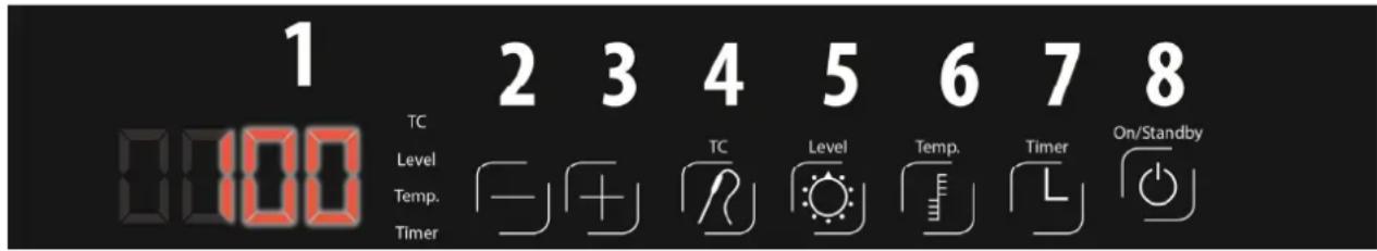 CASO TC 3500 Thermo Control - Bedieningspaneel en display - 1