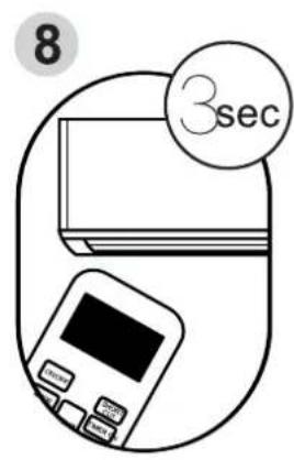 MIDEA Silent Cool 26 Pro - Setting both TIMER ON and TIMER OFF at the same time - 2