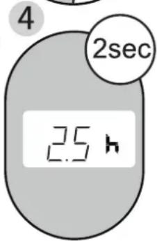 MIDEA Silent Cool 26 Pro - Impostazione della funzione TIMER - 4