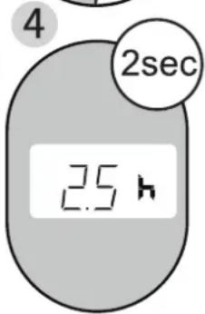 MIDEA Silent Cool 26 Pro - TIMER-toiminnon asettaminen. - 4