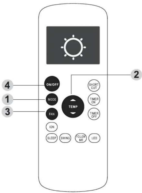 MIDEA Silent Cool 26 Pro - How To Use The Basic Functions - 1