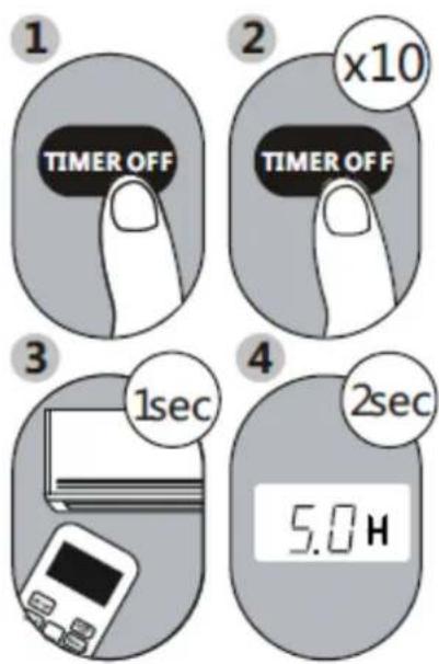 MIDEA Silent Cool 26 Pro - TIMER OFF functie - 1