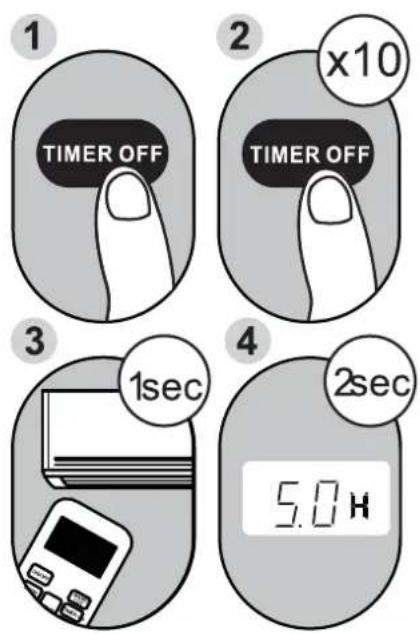 MIDEA Silent Cool 26 Pro - TIMER OFF function - 1