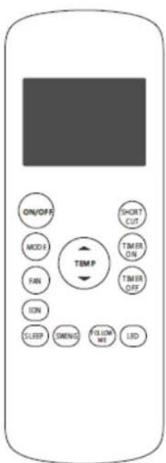 MIDEA Silent Cool 26 Pro - TELECOMMANDE - 1