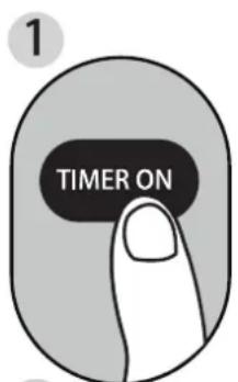 MIDEA Silent Cool 26 Pro - Impostazione della funzione TIMER - 1