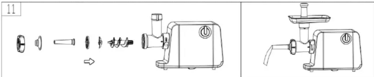 STEBA MG 3000 Pro - Wurstfüllaufsatz - 1