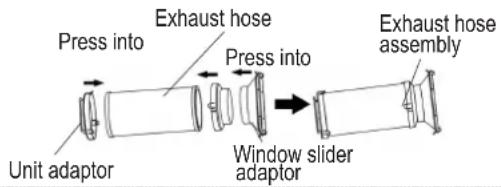 MIDEA Mobile Eco 35 - Window Installation Kit - 1