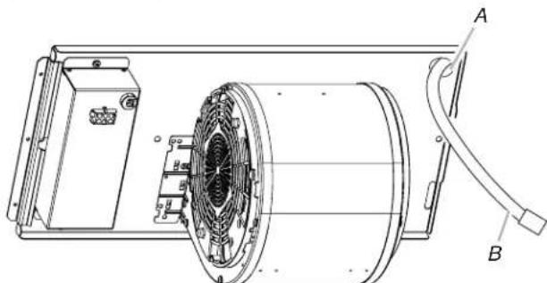 AMANA UXB1200DYS - Instalación del motor del soplador de la campana de cocina - 4