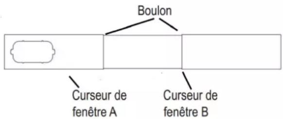 MIDEA Mobile 35C - Troisième étape: Préparation du curseur de fenêtre ajustable - 1