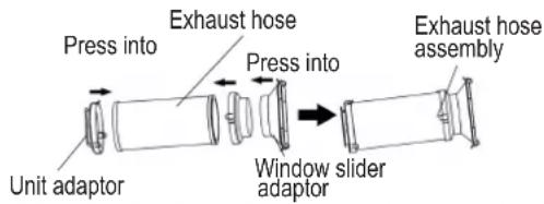 MIDEA Mobile 35C - Window Installation Kit - 1