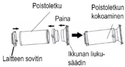 MIDEA Mobile 35C - Ikkunan asennussarja - 1