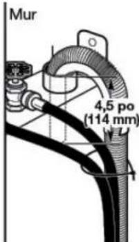 WHIRLPOOL WTW5015LW - Immobiliser le tuyau de vidange - 3