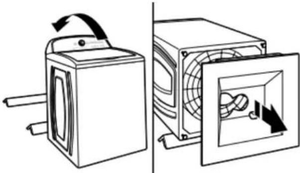 WHIRLPOOL WTW5015LW - Remove shipping base - 1