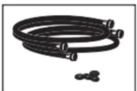 WHIRLPOOL WTW5015LW - Pieces fournies : - 2