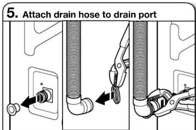AMANA AMLAUNED4655EW - CONNECT DRAIN HOSE - 1