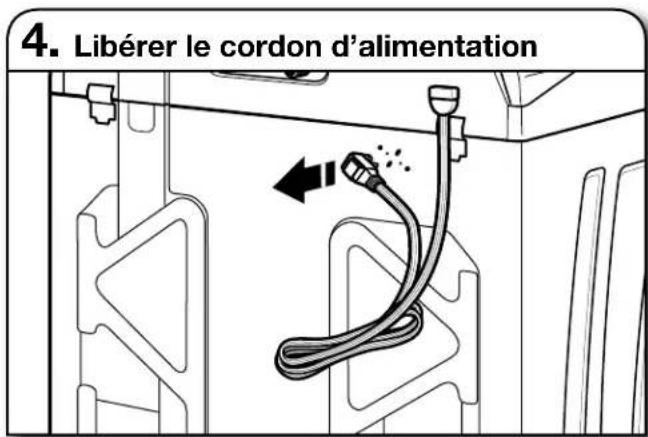 AMANA AMLAUNED4655EW - Retrait du carton plat de la cuve - 2