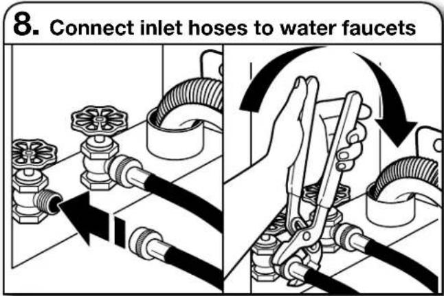 AMANA AMLAUNGD4655EW - CONNECT INLET HOSES - 1