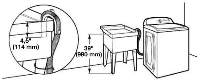 AMANA AMLAUNGD4655EW - Système de vidange dans un évier de buanderie - 1