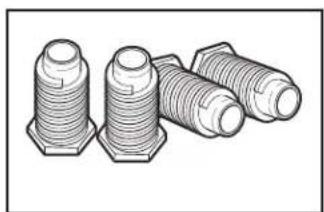 WHIRLPOOL WHLAUWED8127LW - Parts supplied (all models): - 1
