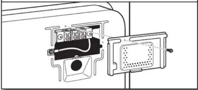 WHIRLPOOL WHLAUWED8127LW - Quite la tapa del bloque de terminal - 1