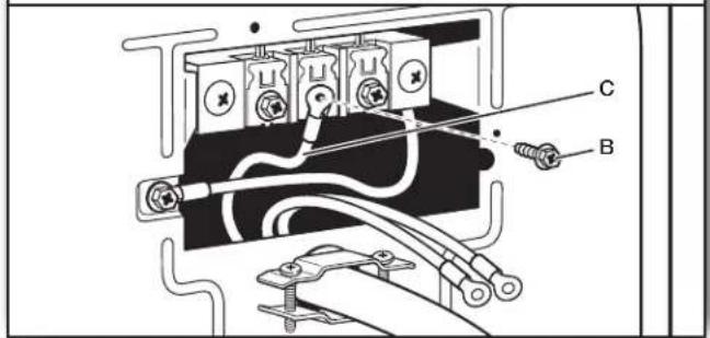 WHIRLPOOL WHLAUWED8127LW - Connecter le conducteur neutre - 1