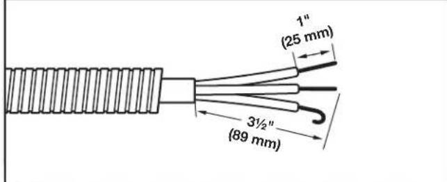 WHIRLPOOL WHLAUWED8127LW - Prepare el cable de 3 hilos para la conexión directa - 1