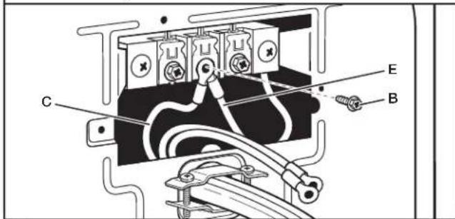 WHIRLPOOL WHLAUWED8127LW - Conecte el cable neutro a tierra y el cable neutro - 1