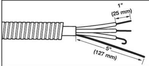 WHIRLPOOL WHLAUWED8127LW - Prepare your 4-wire cable for direct connection - 1