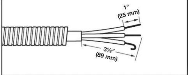 WHIRLPOOL WHLAUWED8127LW - Prepare your 3-wire cable for direct connection - 1