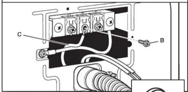 WHIRLPOOL WHLAUWED8127LW - Conecte el cable neutro - 1