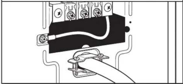 WHIRLPOOL WHLAUWED8127LW - Sujete el protector de cables del cable de suministro de energia - 1