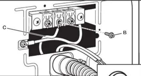 WHIRLPOOL WHLAUWED8127LW - Connecter le conducteur neutre - 1