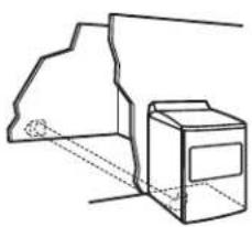 WHIRLPOOL WHLAUWED8127LW - Installations d'évacuation recommendees : - 5