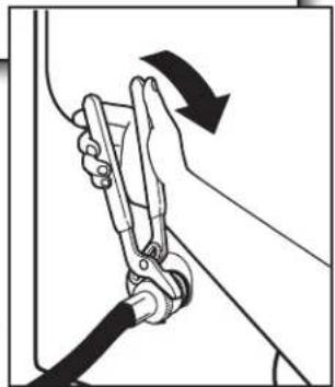 WHIRLPOOL WHLAUWED8127LW - Attach long hose to "Y" connector and tighten couplings - 2