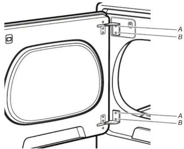WHIRLPOOL WHLAUWED8127LW - Quite el ensamblaje de la puerta: - 12