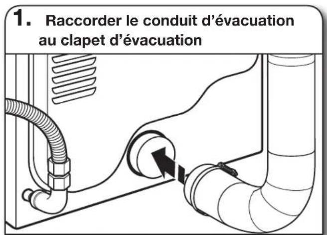 WHIRLPOOL WHLAUWED8127LW - RACCORDEMENT DU SYSTEME D'EVACUATION - 1