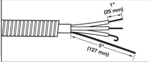 WHIRLPOOL WHLAUWED8127LW - Prepare el cable de 4 hilos para la connexion directa - 1