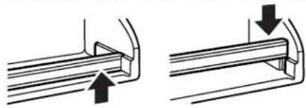 WHIRLPOOL WRT541SZDM - To remove and replace the rails: - 1