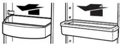 WHIRLPOOL WRT541SZDM - To remove and replace the bins: - 1