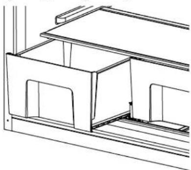 WHIRLPOOL WRT541SZDM - To remove and replace the crisper cover: - 1