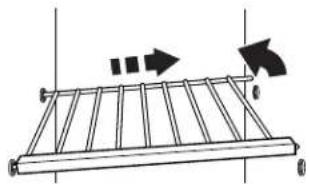 WHIRLPOOL WRT541SZDM - To remove and replace a wire shelf: - 1