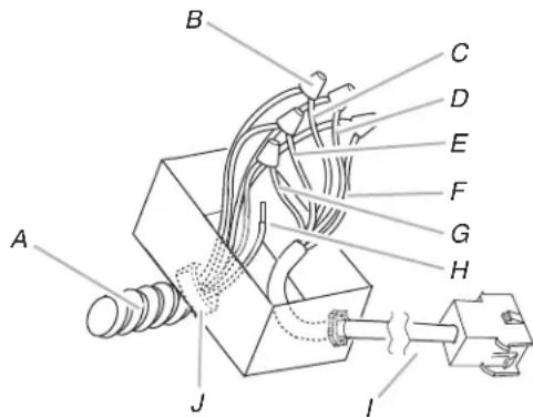 MAYTAG UXB0600DYS - Electrical Connection Inside Hood Liner Between In-line Blower System and Hood Liner - 2