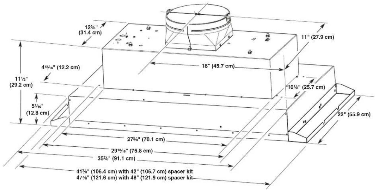MAYTAG UXB0600DYS - Installation Dimensions - 1
