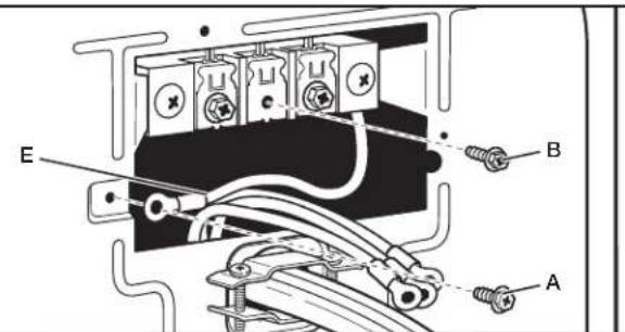 MAYTAG MALAUMED6230HC - Préparation pour la connexion du conducteur de terre neutre et du conducteur neutre - 1