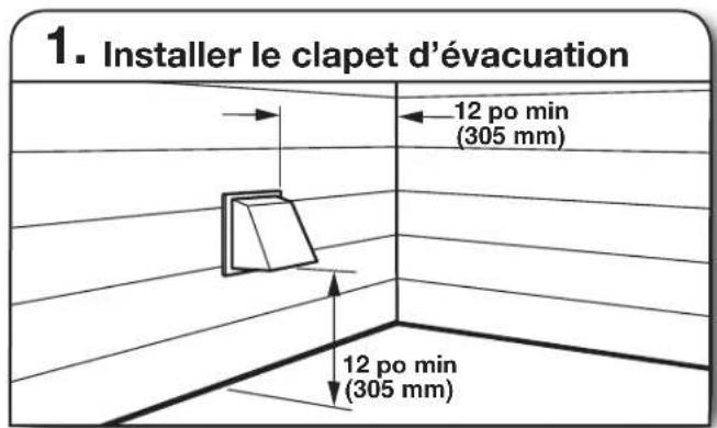 MAYTAG MALAUMED6230HC - INSTALLATION DU SYSTEME D'EVACUATION - 1