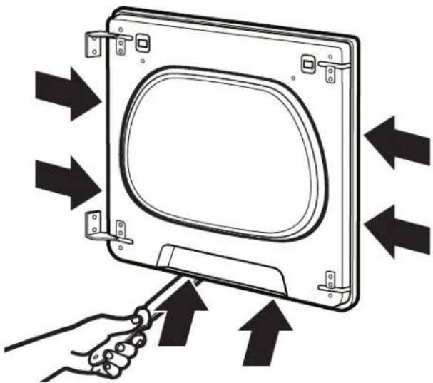 MAYTAG MALAUMED6230HC - Dépose de la porte. - 3