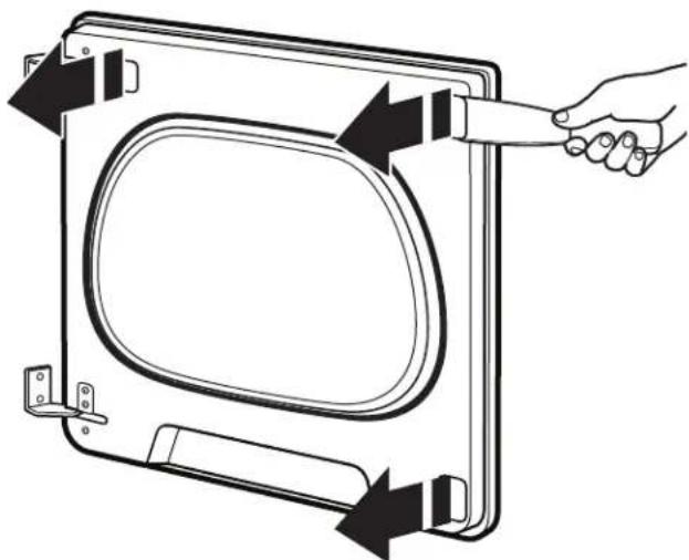 MAYTAG MALAUMED6230HC - Dépose de la porte. - 1