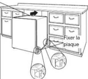 KITCHENAID KDTM704LPA - Fixer la plaque d'insonorisation - 1