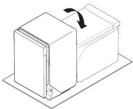 KITCHENAID KDTM704LPA - Placer le lave-vaisselle sur son dos - 1